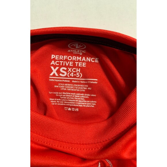 Athletic Works Performance Active Tee Size XS (4-5) - Picture 4 of 4